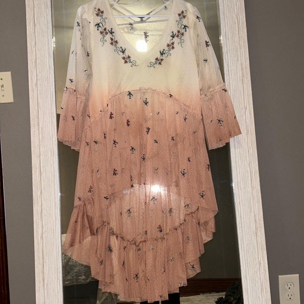Ombré long blouse